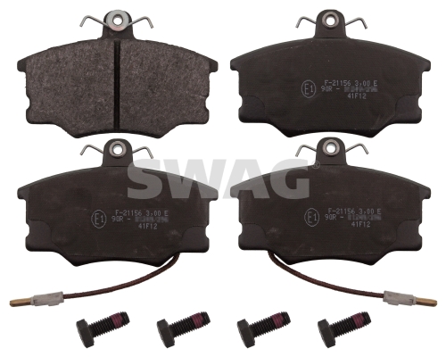 set placute frana,frana disc 72 11 6105 SWAG
